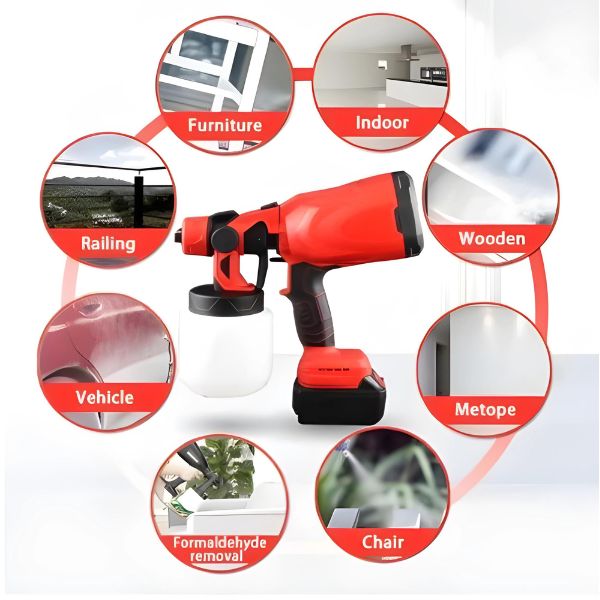Automatic High-pressure Paint Spray Gun