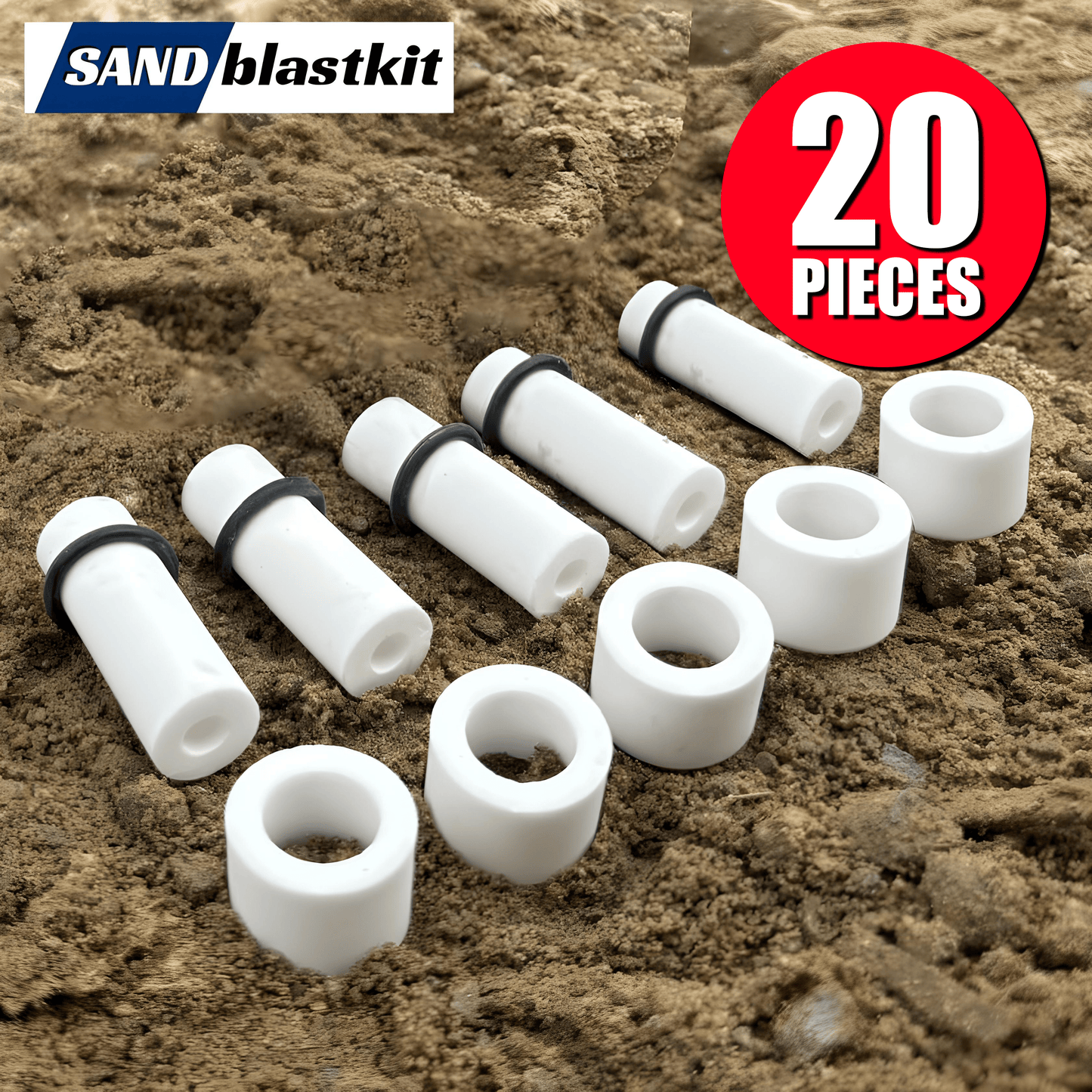 20PCS PRO SANDBLASTKIT NOZZLES